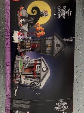 Lego Nightmare Before Christmas Haunted Town Set - Black, Gray, Orange, Purple